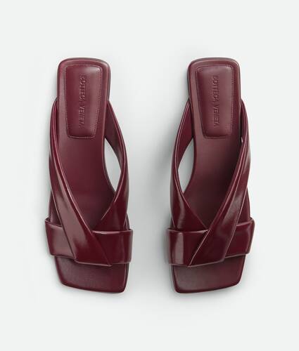 Women's Riva Flat Mule in Barolo Bottega Veneta Norway EN - Image 5