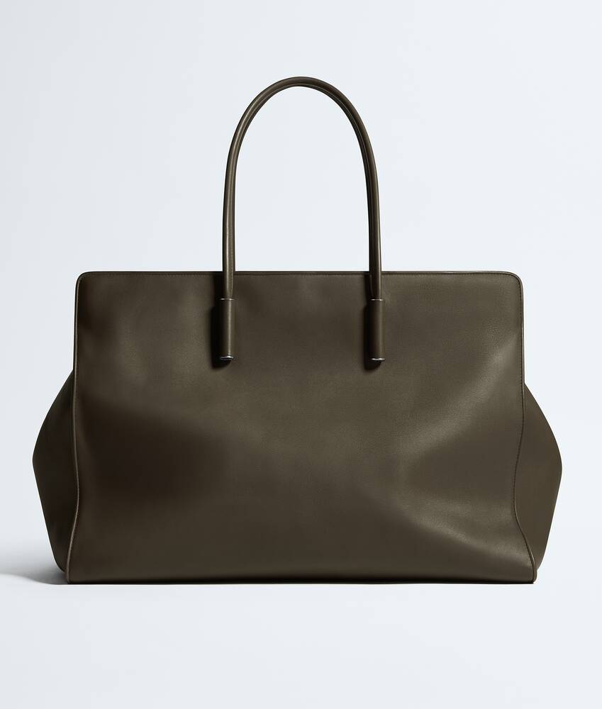 Maxi Barbara Tote in Dark Olive