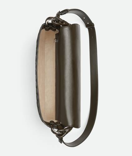 Men's Swing Messenger in Kaki Bottega Veneta Poland EN - Image 3