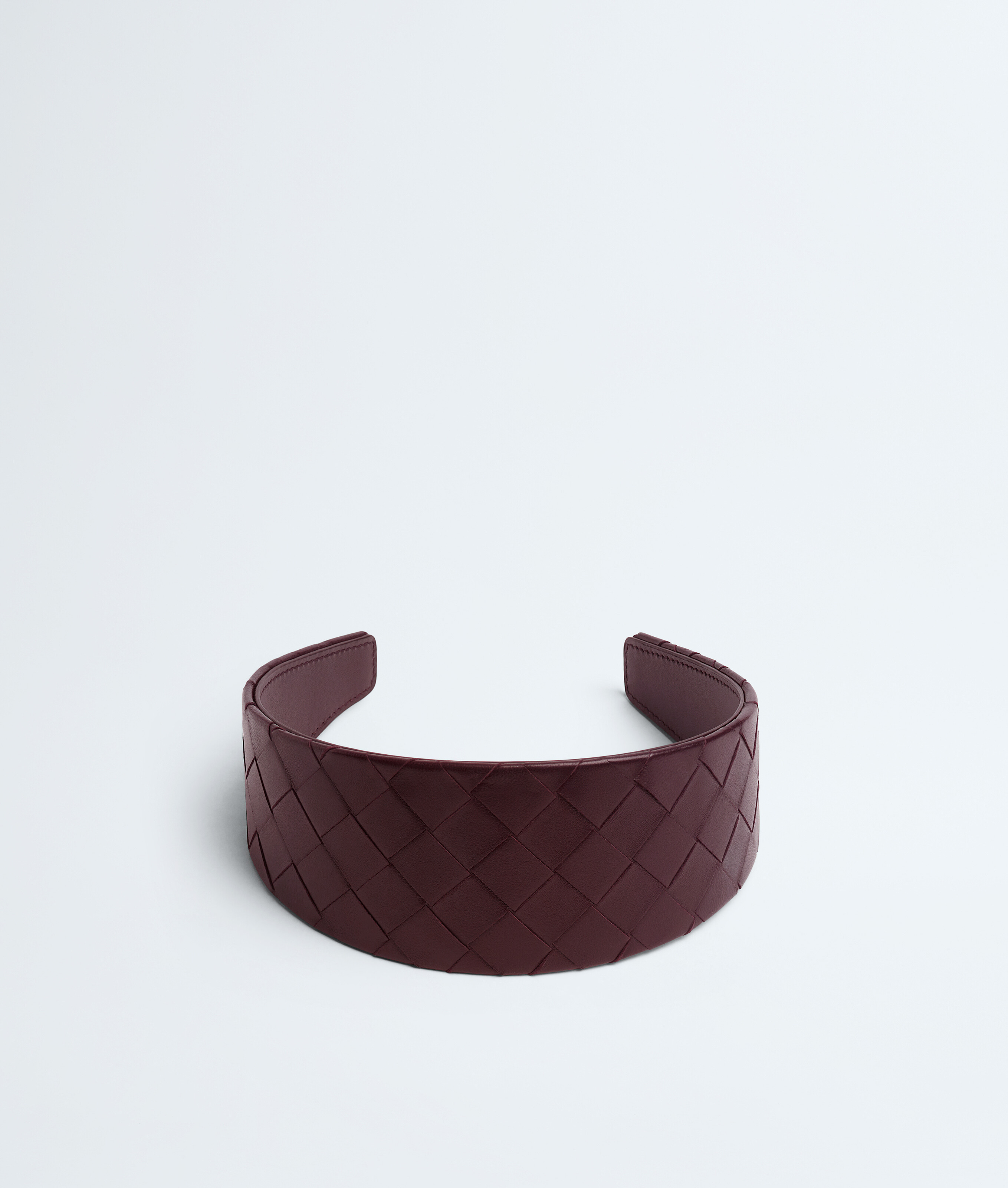 Women's Intrecciato Headband in Deep mahogany Bottega Veneta Zimbabwe EN - Image 1