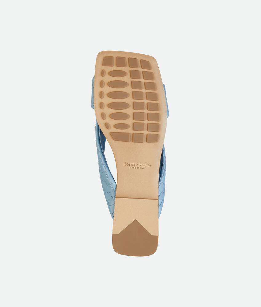 Women's Riva Flat Mule in New ice Bottega Veneta United States EN - Image 7