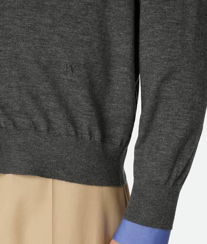 Men's Light Fine Cashmere Cardigan in Grey melange Bottega Veneta Poland EN - Image 5