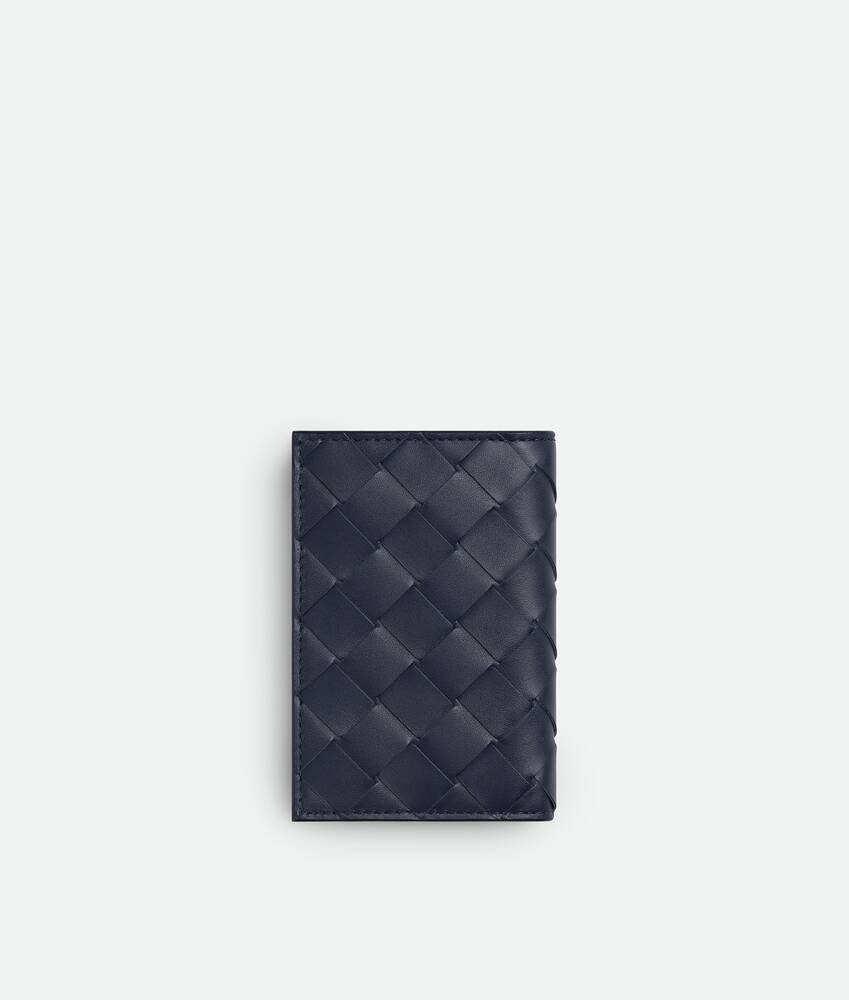 Men's Intrecciato Flap Card Case in Abyss/cypress Bottega Veneta Macao SAR China EN - Image 3