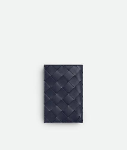 Men's Intrecciato Flap Card Case in Abyss/cypress Bottega Veneta Switzerland EN - Image 3
