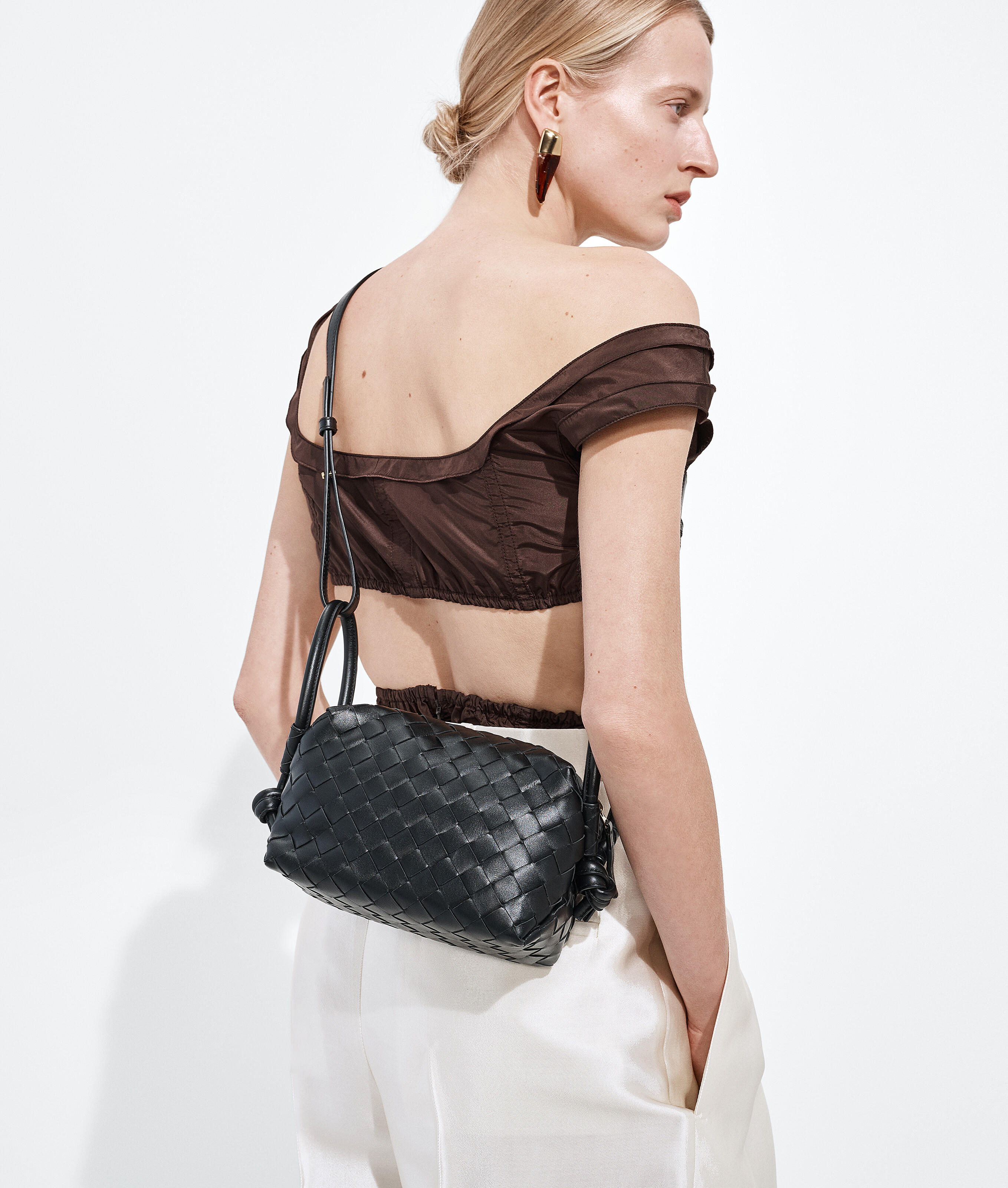 Top Handle Loop für Damen in Black Bottega Veneta Österreich DE - Image 2