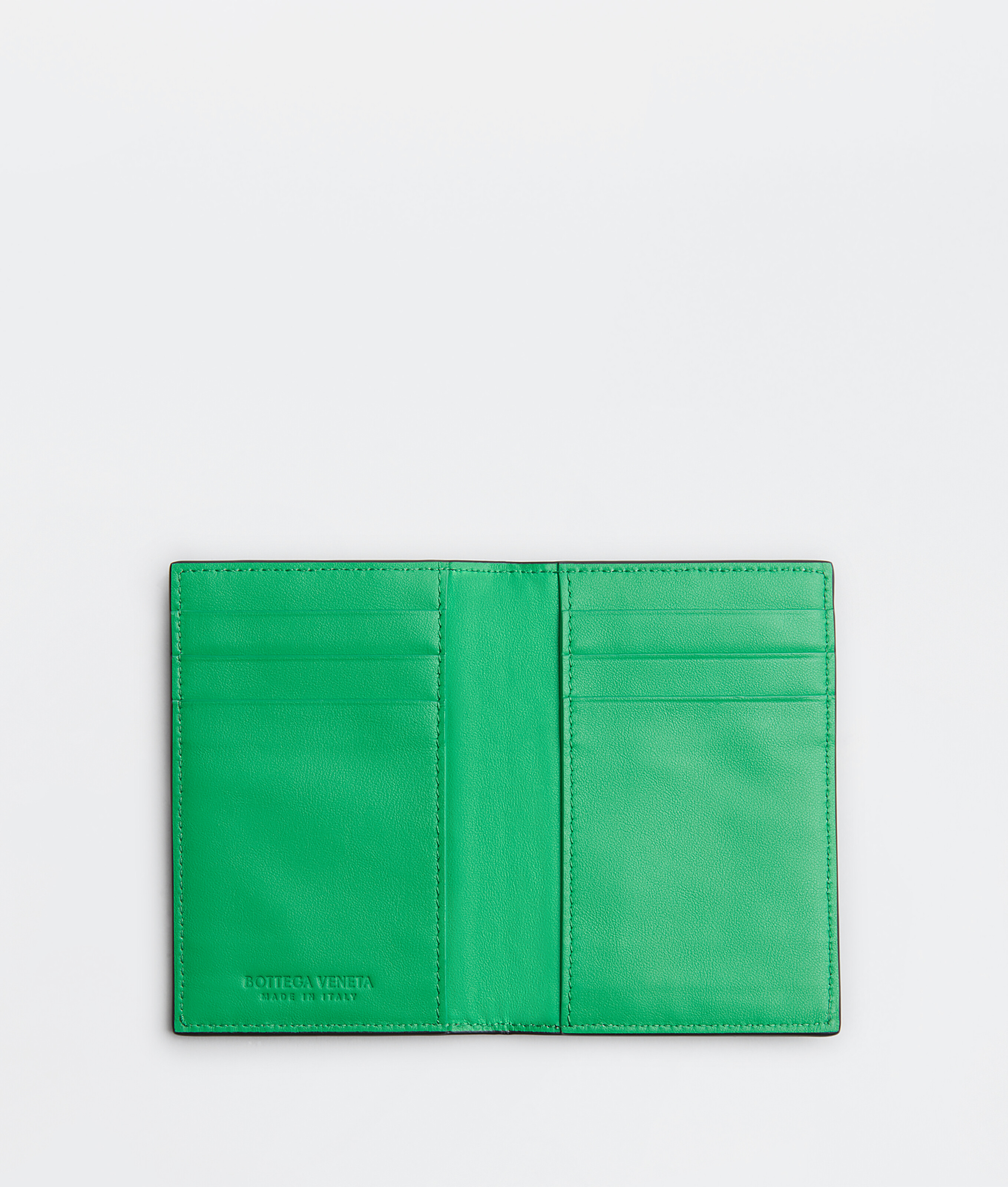 Men's Intrecciato Flap Card Case in Black grass Bottega Veneta Canada EN - Image 4