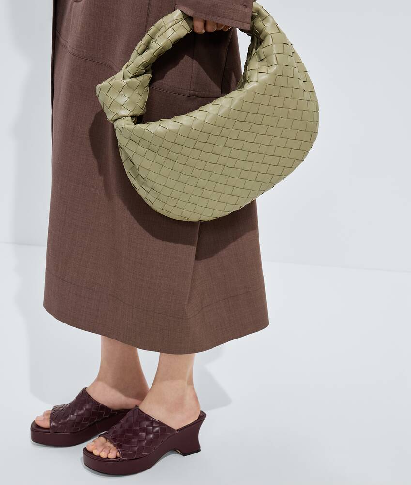 Small Jodie in Travertine Bottega Veneta Singapore EN - Image 6