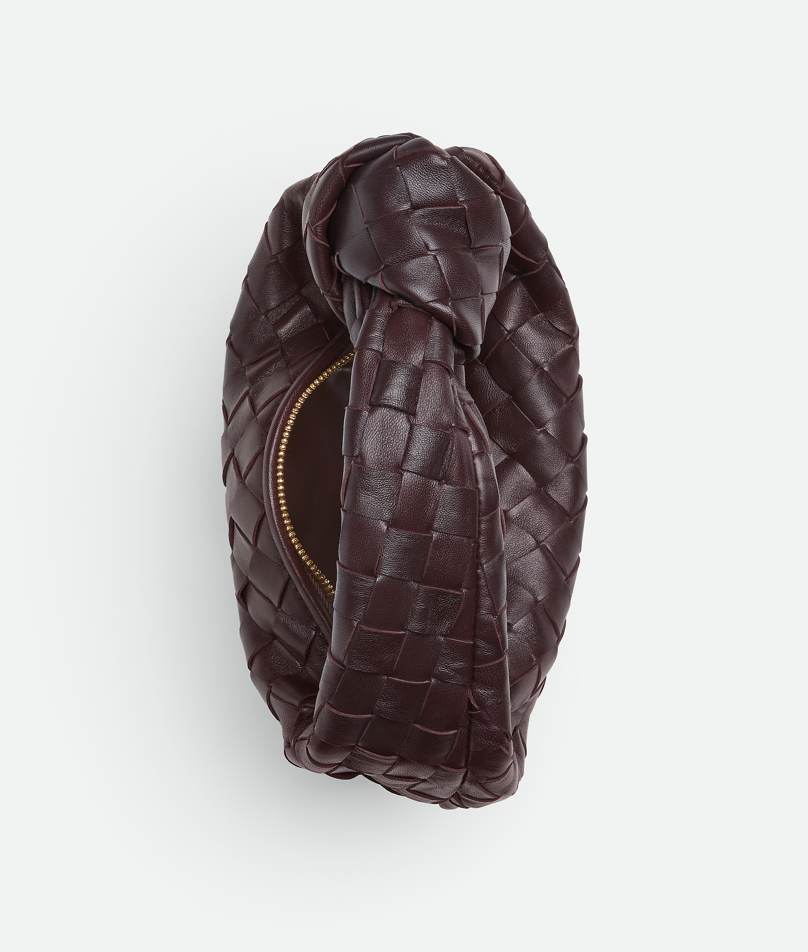 Bottega Veneta Bolso Jodie Mini Intrecciato Burdeos