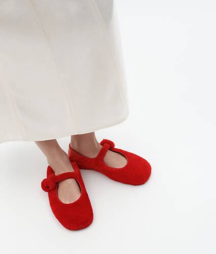 Ballerine Mary-Jane Veneziana da Donna in Cardinal Bottega Veneta Italia IT - Image 2