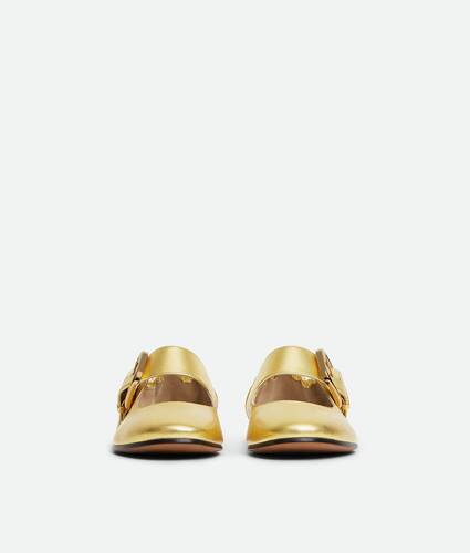 Ballerines Mary-Jane Amy pour Femme en Gold Bottega Veneta France FR - Image 3