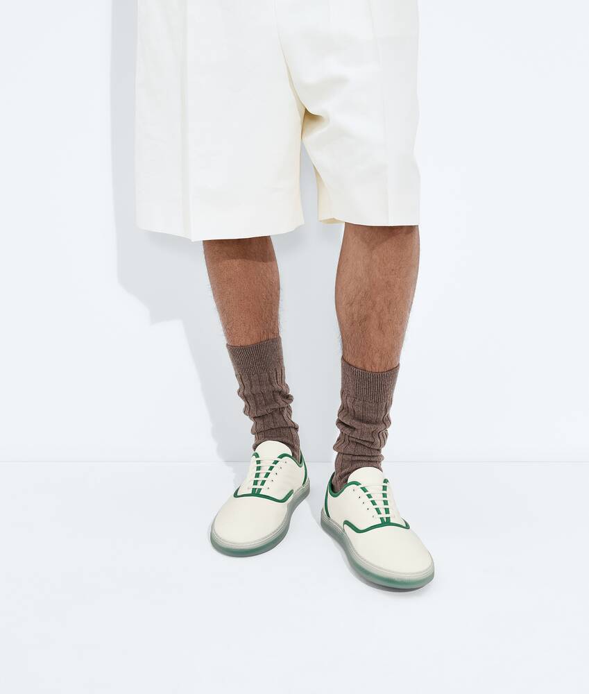 Men's Serena Sneaker in Alabaster/grass green Bottega Veneta Japan EN - Image 2