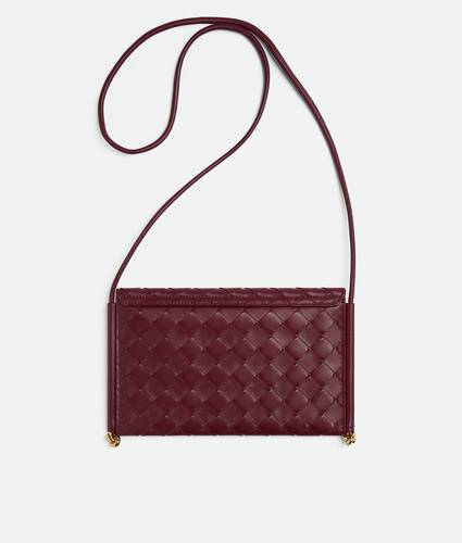 Women's Solstice Phone Pouch in Barolo Bottega Veneta Norway EN - Image 5