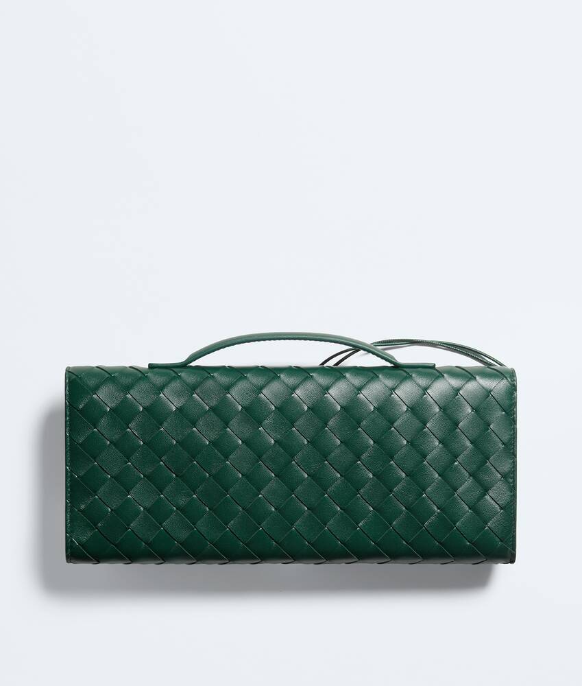 Women's Andiamo Clutch in Emerald green Bottega Veneta United Kingdom EN - Image 5