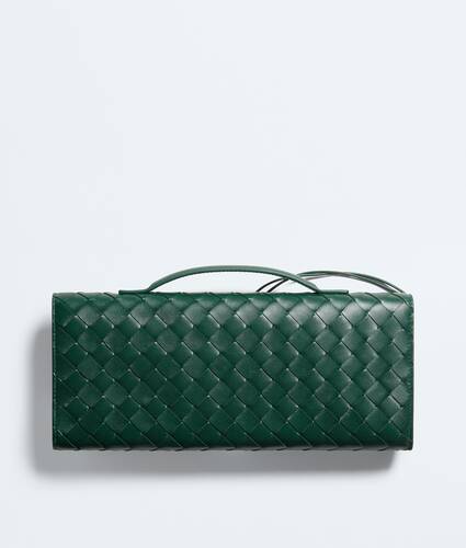 Women's Andiamo Clutch in Emerald green Bottega Veneta Singapore EN - Image 5