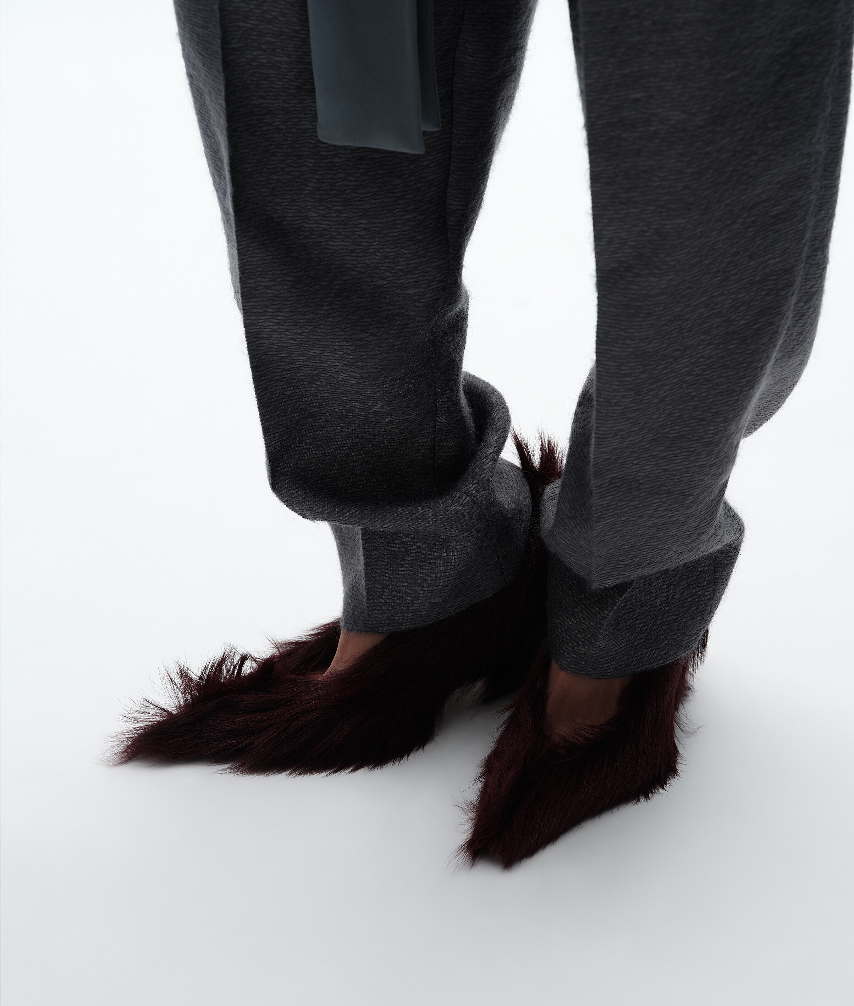Women's Mohair and Silk Pants in Harbor gray Bottega Veneta Switzerland EN - Image 2