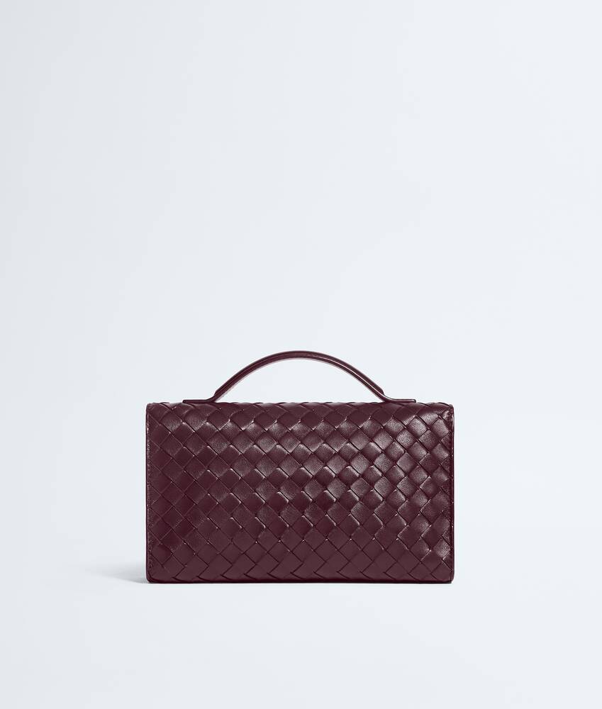 Clutch Andiamo 25 para Mujer en Deep mahogany Bottega Veneta M&eacute;xico ES - Image 4