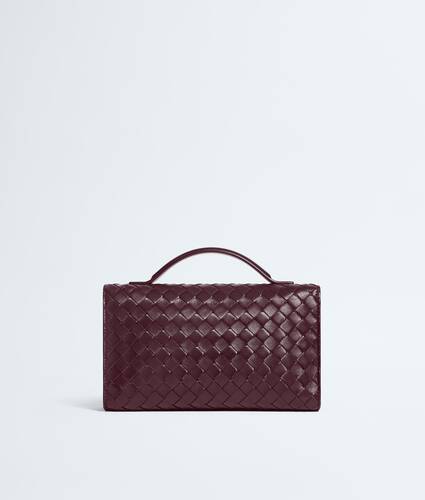 Clutch Andiamo 25 para Mujer en Deep mahogany Bottega Veneta M&eacute;xico ES - Image 4