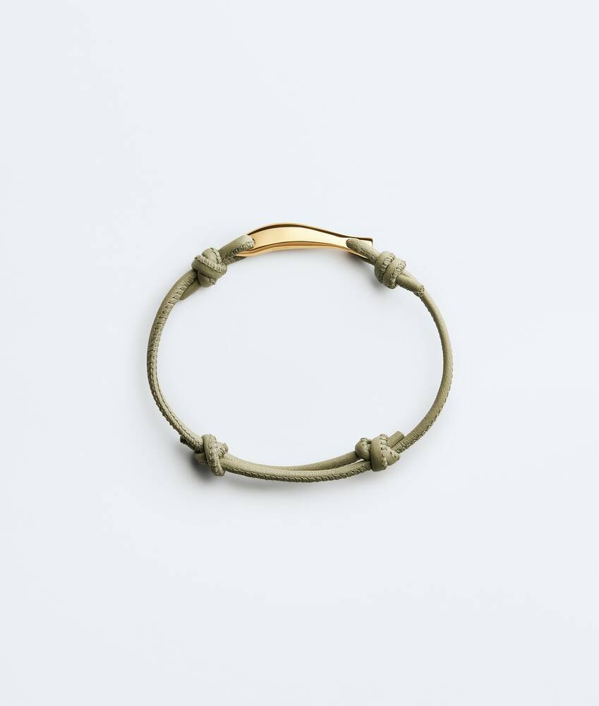 Pulsera Sardine de piel para Mujer en Travertine Bottega Veneta M&eacute;xico ES - Image 3
