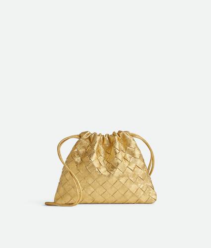 Dustbag peque&ntilde;o para Mujer en Gold Bottega Veneta M&eacute;xico ES - Image 1