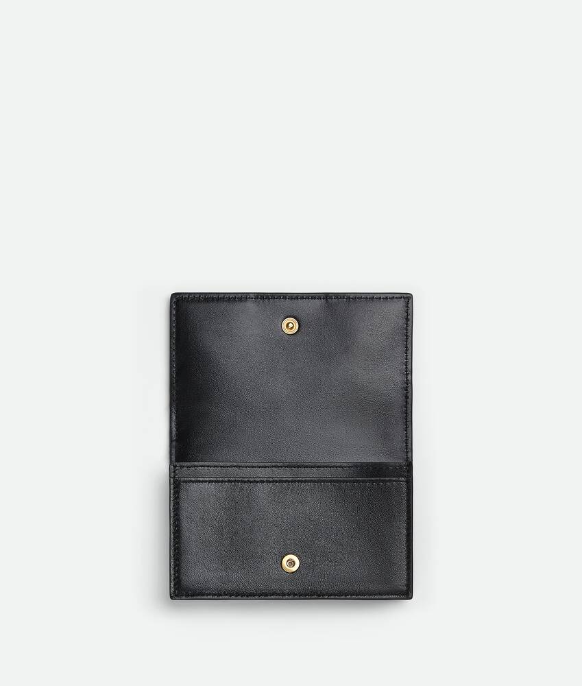 Women's Cassette Business Card Case in Black Bottega Veneta Hong Kong SAR China EN - Image 2
