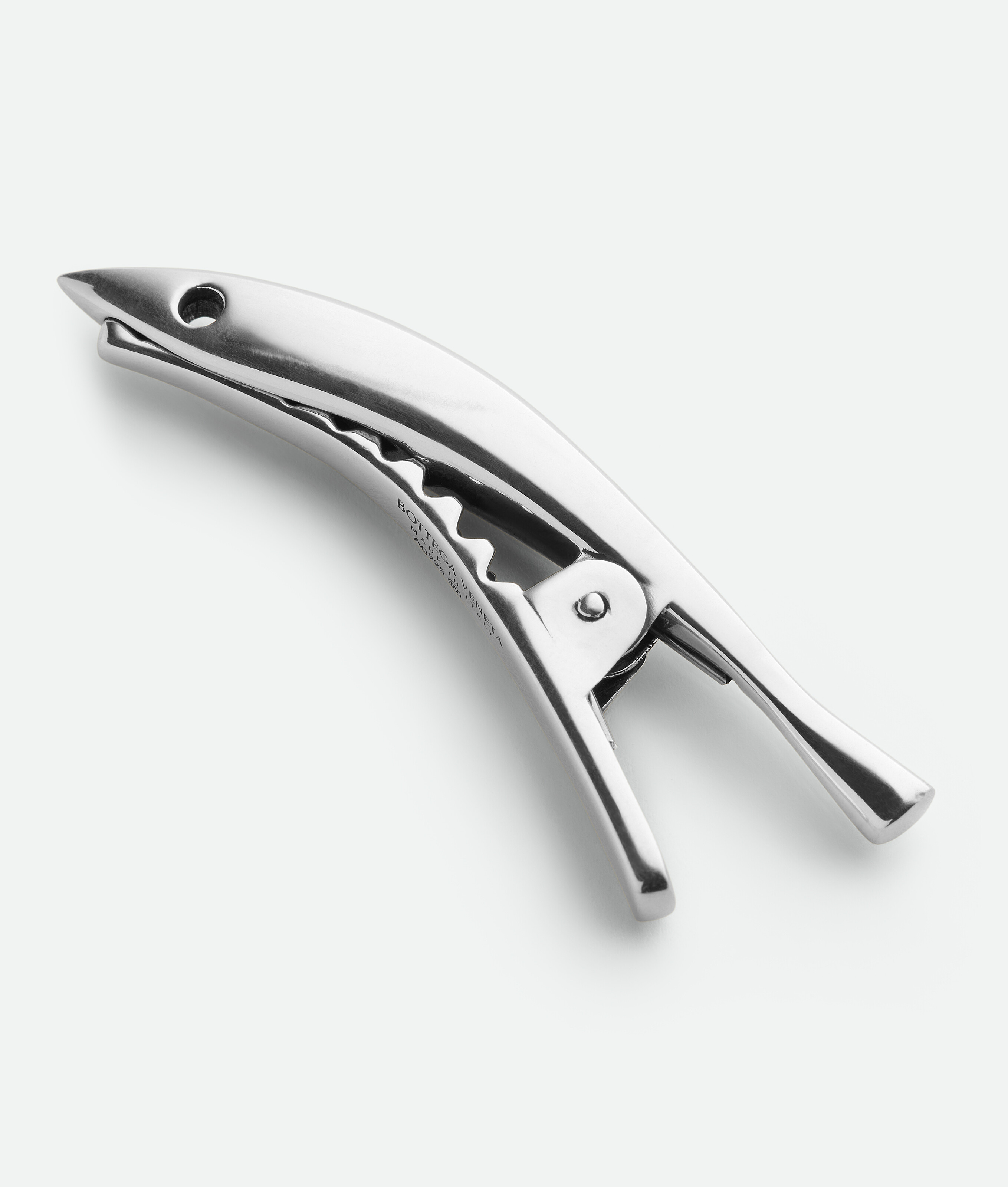 Women's Sardine Hair Clip in Silver Bottega Veneta Zimbabwe EN - Image 4