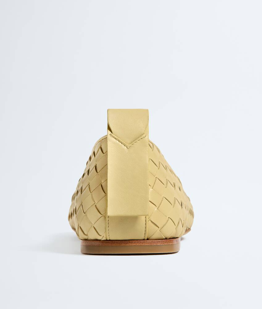Women's Charlotte Ballerina in Butter yellow Bottega Veneta Romania EN - Image 5