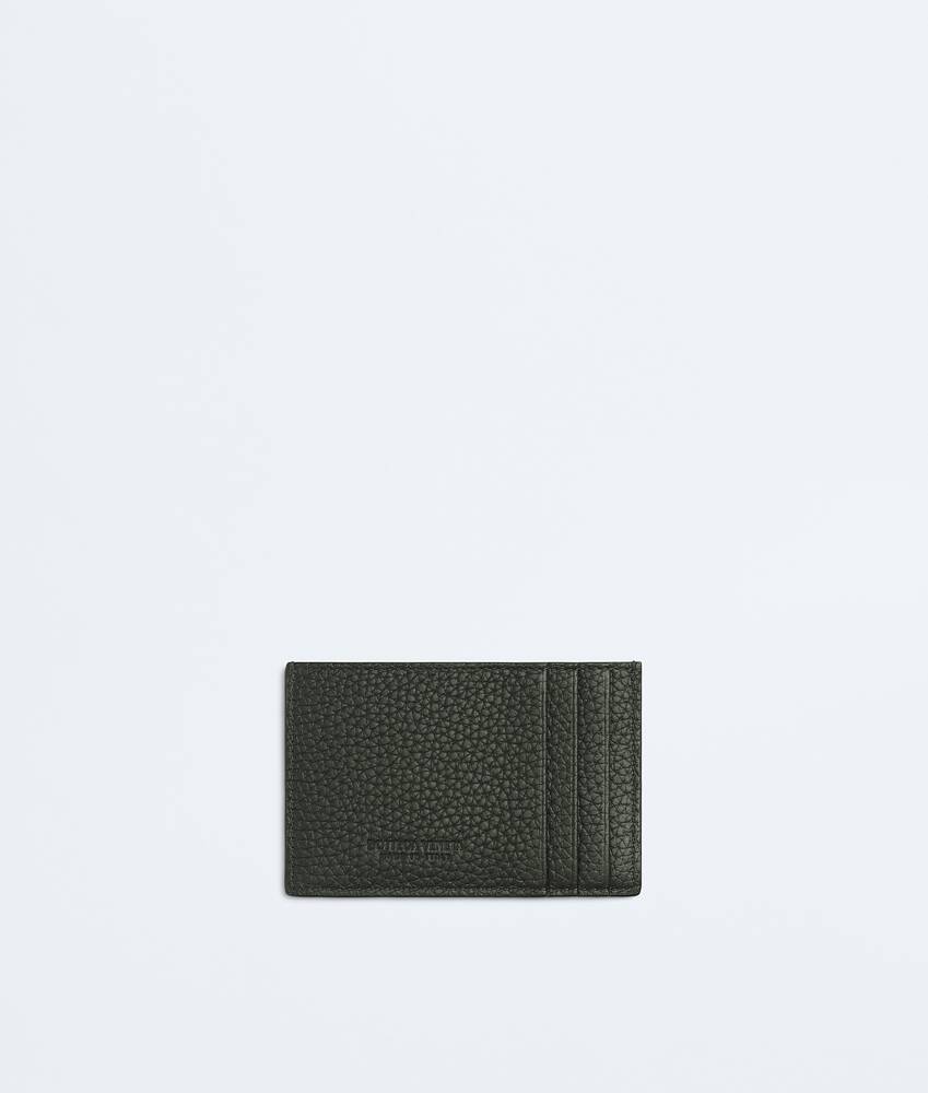 Men's Intrecciato Credit Card Case in Dark green Bottega Veneta Japan EN - Image 2