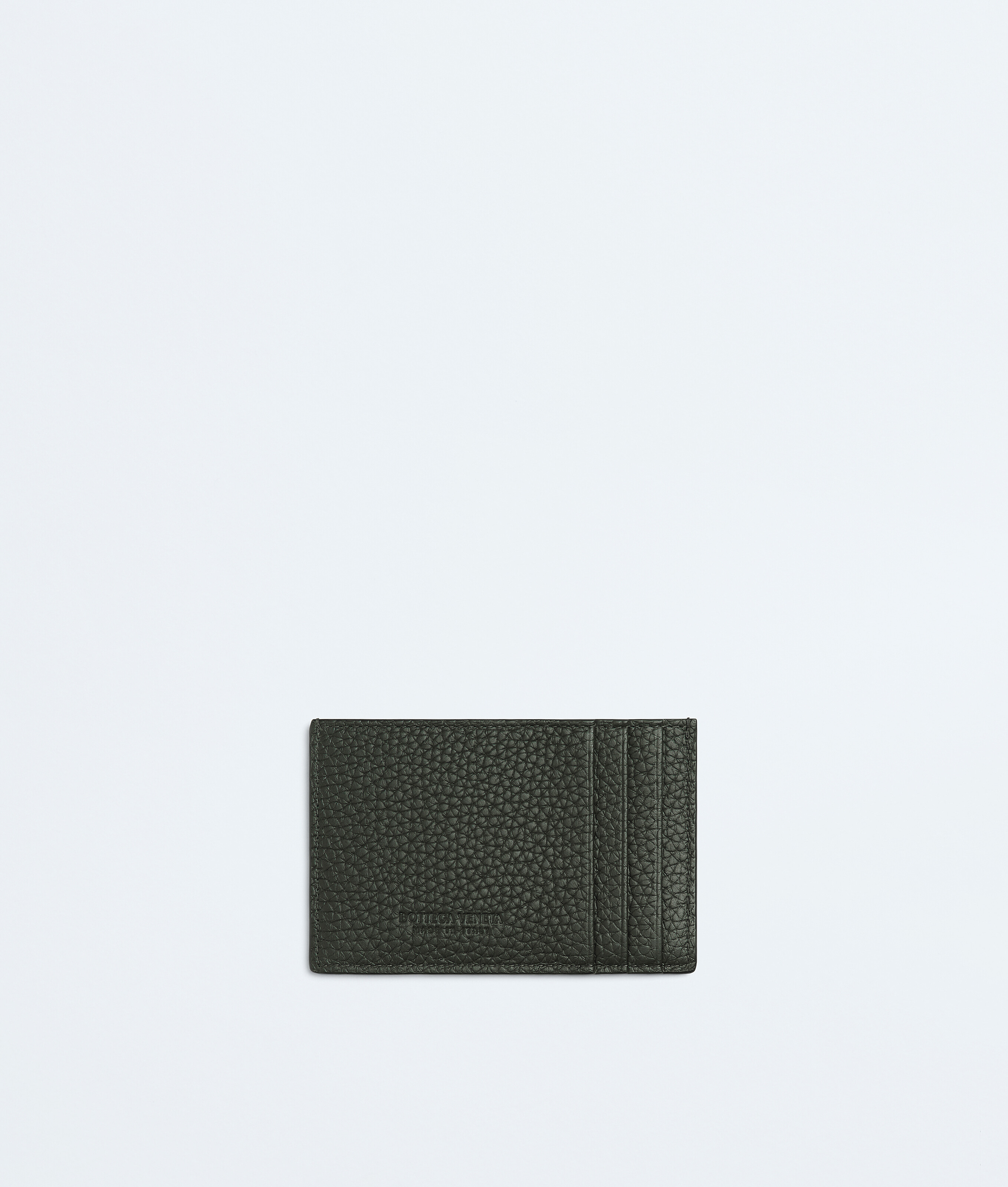 Men's Intrecciato Credit Card Case in Dark green Bottega Veneta Spain EN - Image 2