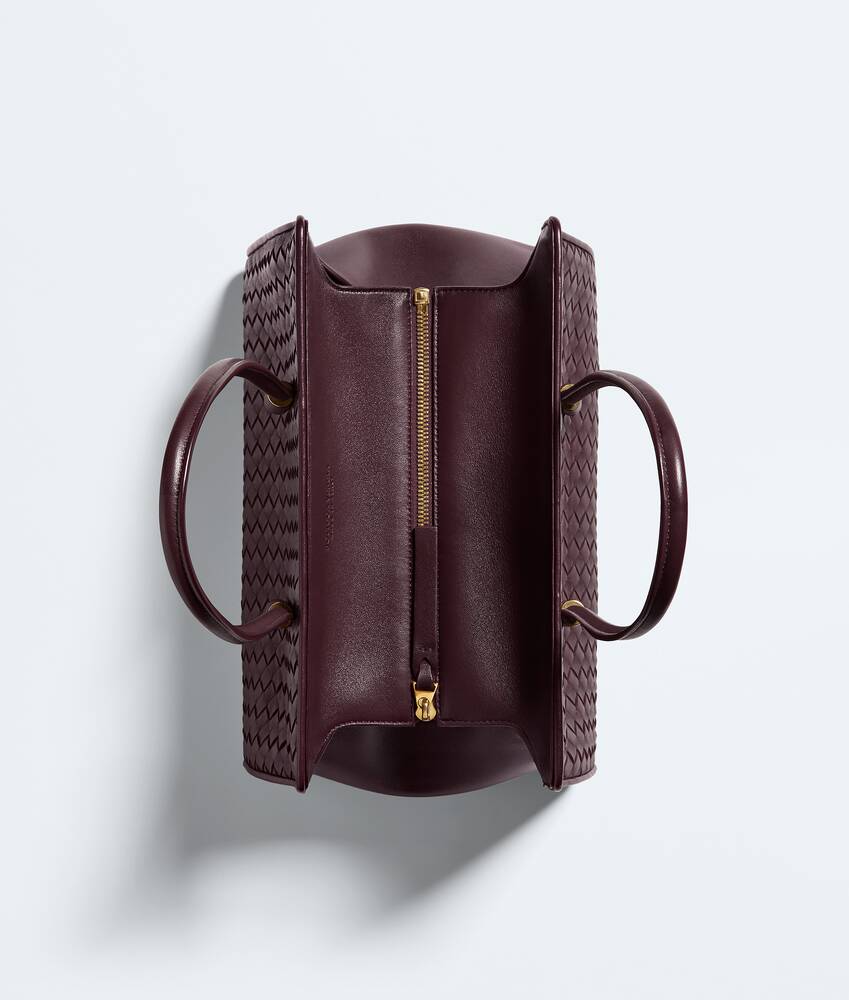 Women's Small Barbara Tote in Deep mahogany Bottega Veneta Poland EN - Image 5