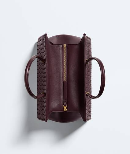 Women's Small Barbara Tote in Deep mahogany Bottega Veneta Poland EN - Image 5