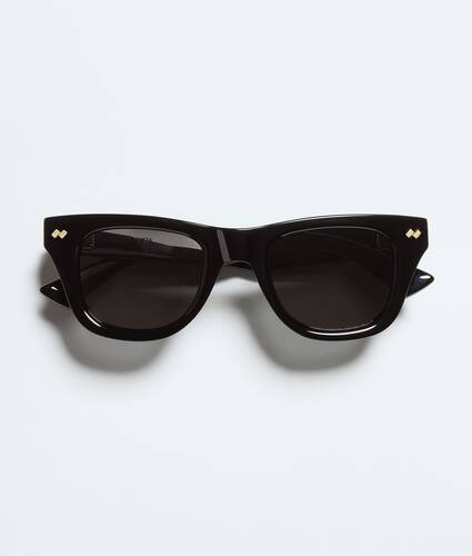 Gafas de sol Dizzy cuadradas en Black/grey Bottega Veneta M&eacute;xico ES - Image 1