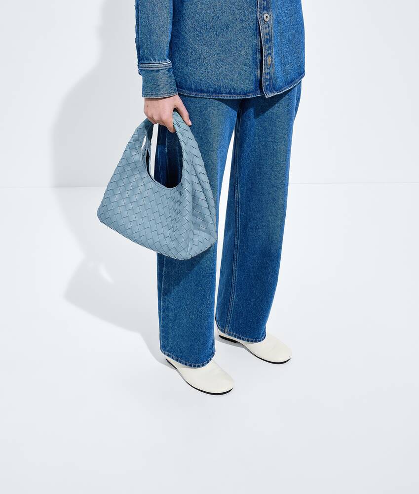 Women's Small Campana in Mineral Bottega Veneta Saudi Arabia EN - Image 2