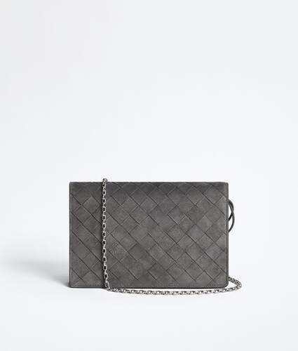Andiamo Pouch mit Riemen f&uuml;r Damen in Obsidian grey Bottega Veneta Schweiz DE - Image 4