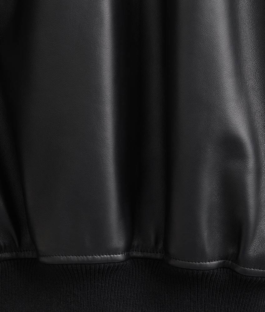 Giacca imbottita in pelle lucida da Donna in Double black Bottega Veneta Italia IT - Image 5
