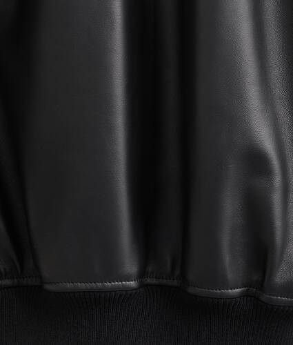 Giacca imbottita in pelle lucida da Donna in Double black Bottega Veneta Italia IT - Image 5