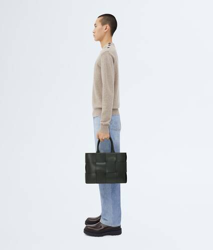 ストラップ付きスモール アルコ トートバッグ のために メンズ で ダークグリーン Bottega Veneta 日本 JA - Image 2