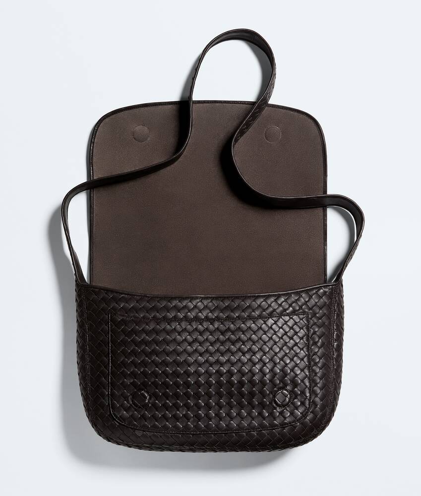 Men's Veneto Large Messenger in Espresso Bottega Veneta Singapore EN - Image 3