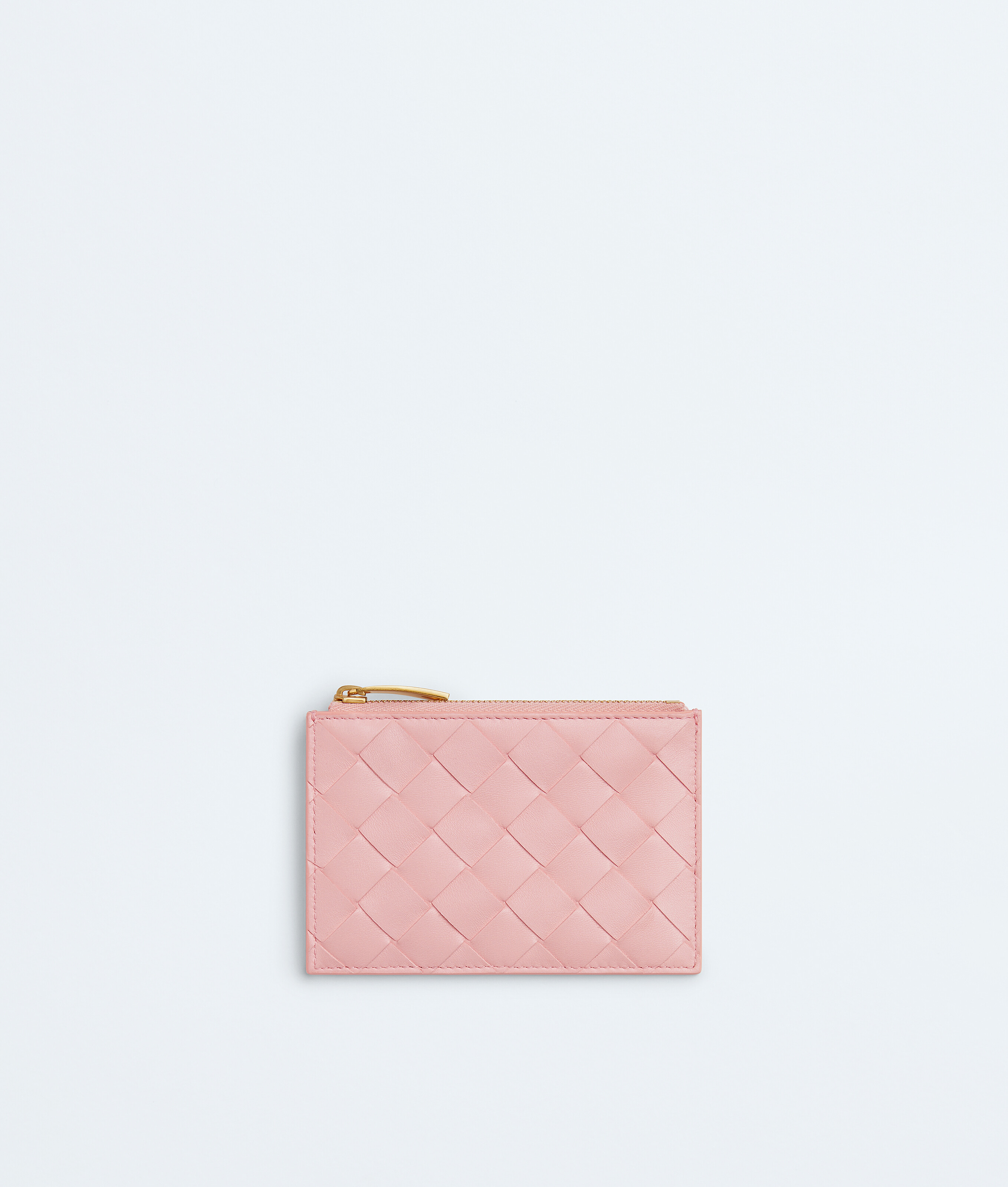 Intrecciato Zipped Card Case
