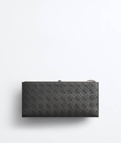Women's Andiamo Wallet Organizer in Obsidian gray Bottega Veneta Canada EN - Image 3