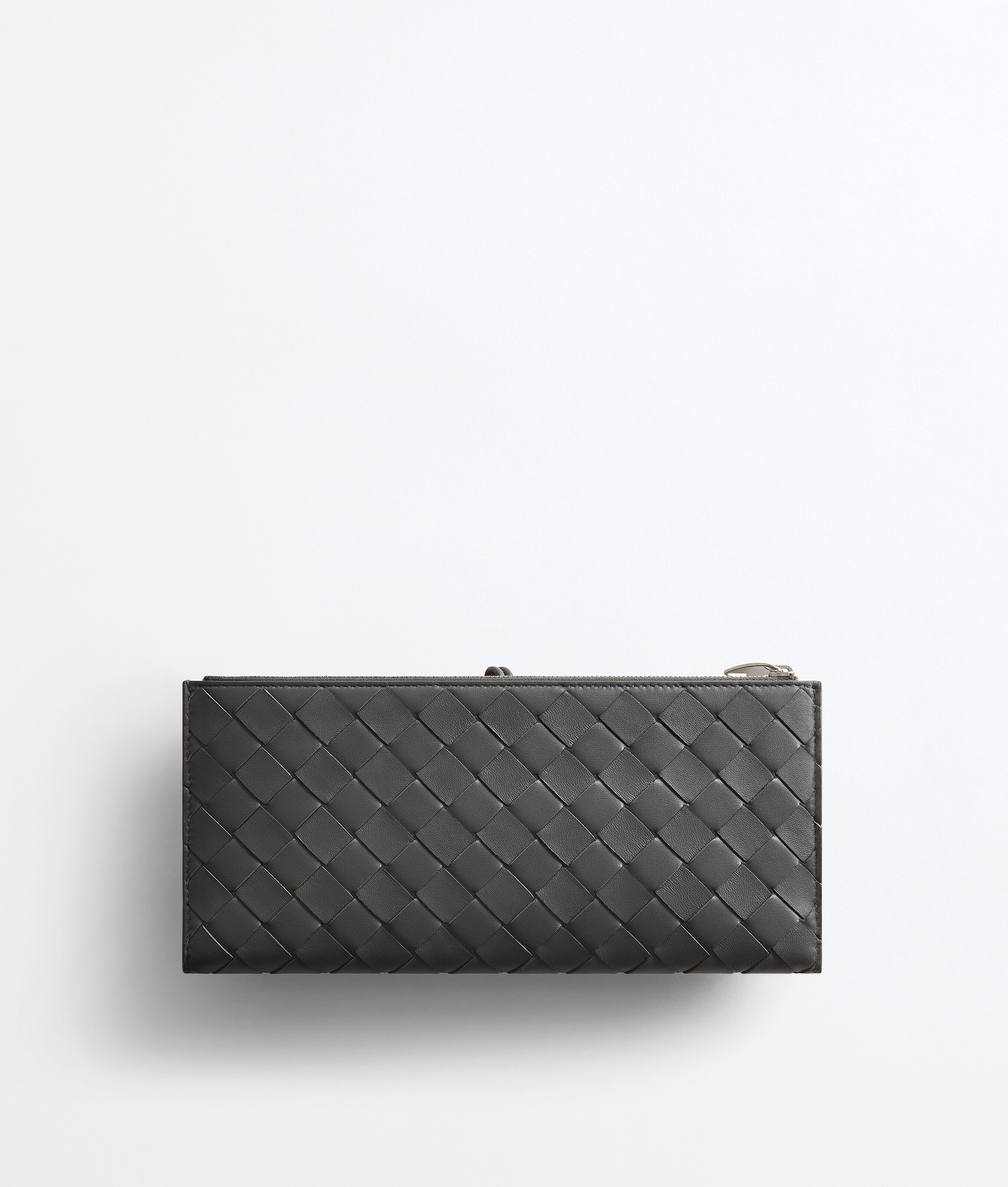 Women's Andiamo Wallet Organizer in Obsidian gray Bottega Veneta Luxembourg EN - Image 3