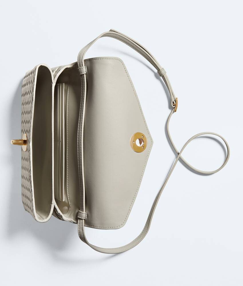 Women's Knot Lock in Silica gray Bottega Veneta Brazil EN - Image 3