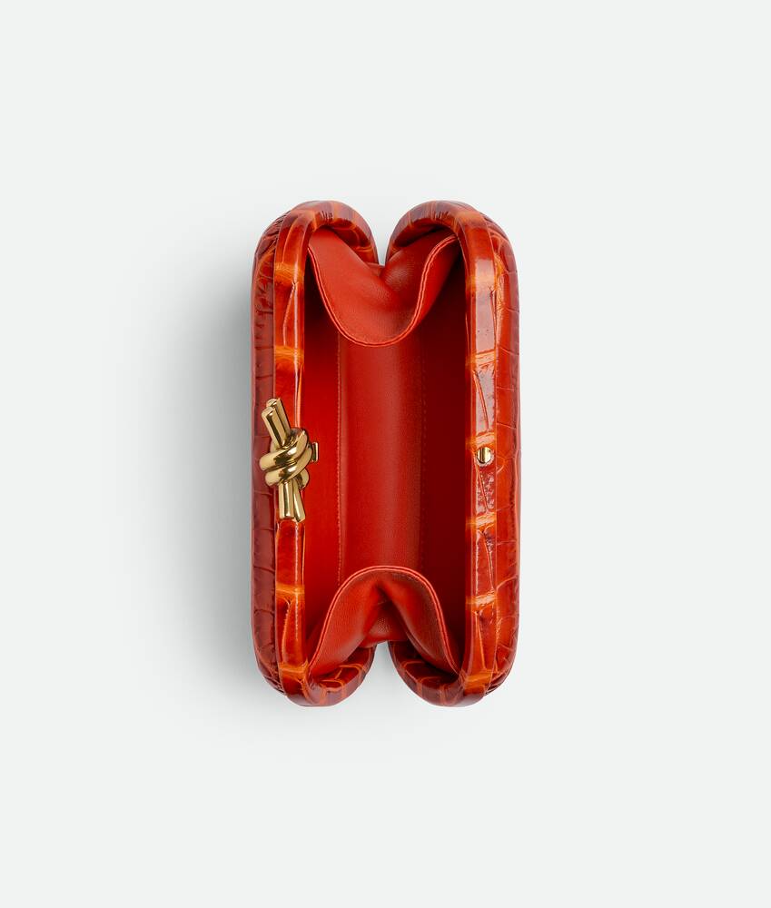 Women's Knot in Bitter orange Bottega Veneta South Korea EN - Image 3