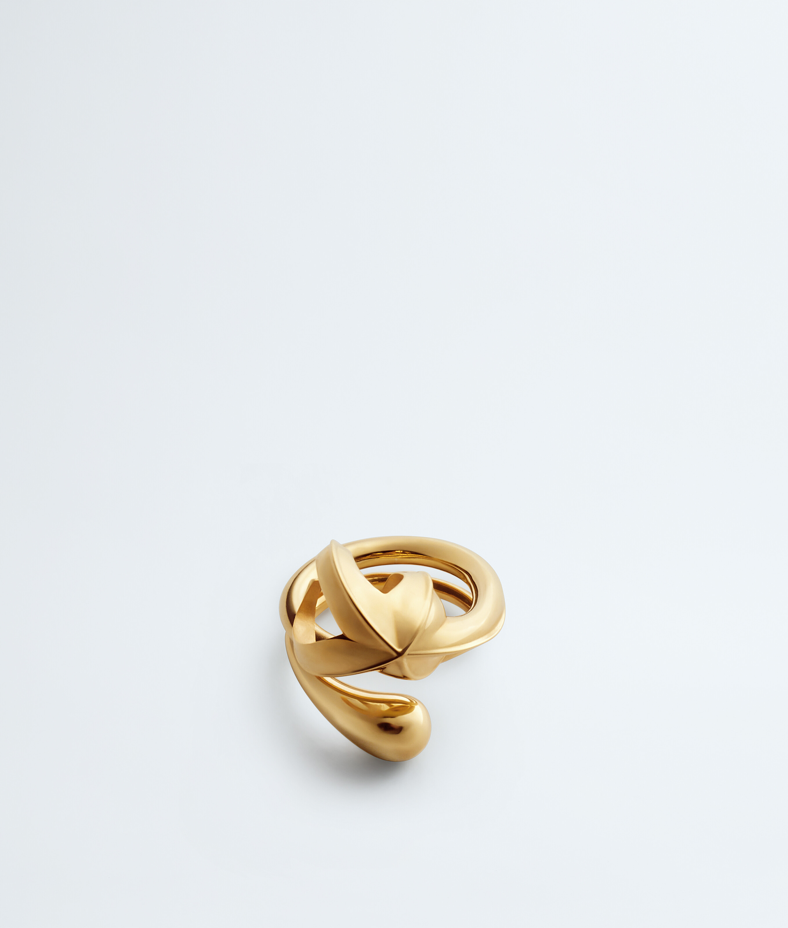 Bottega Veneta Yellow Drop Ring - Woman - O-½
