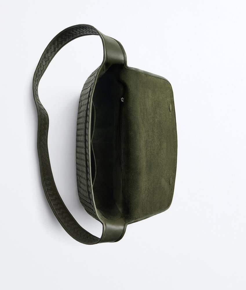 Men's Veneto Large Messenger in Bark green Bottega Veneta Japan EN - Image 4