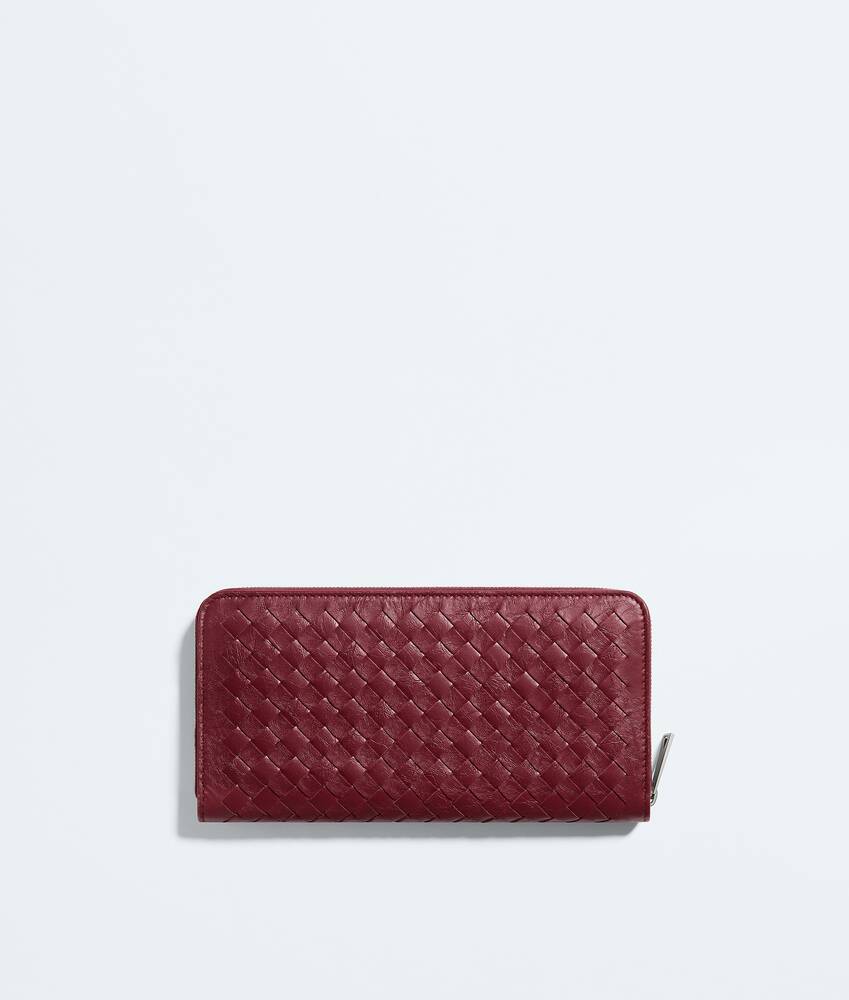 우븐 마이셀리움 지퍼-어라운드 지갑 에 대한 남성 에 라바 레드 Bottega Veneta 대한민국 KO - Image 3