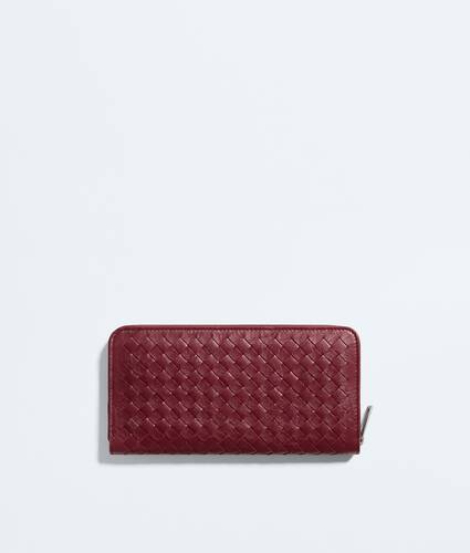 우븐 마이셀리움 지퍼-어라운드 지갑 에 대한 남성 에 라바 레드 Bottega Veneta 대한민국 KO - Image 3