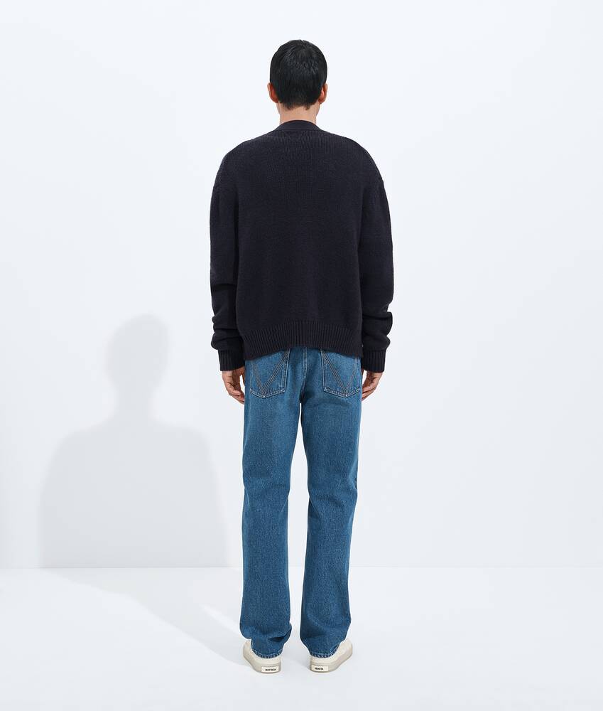 Display a large version of the product image 3 - Medium Indigo Straight Leg Jeans