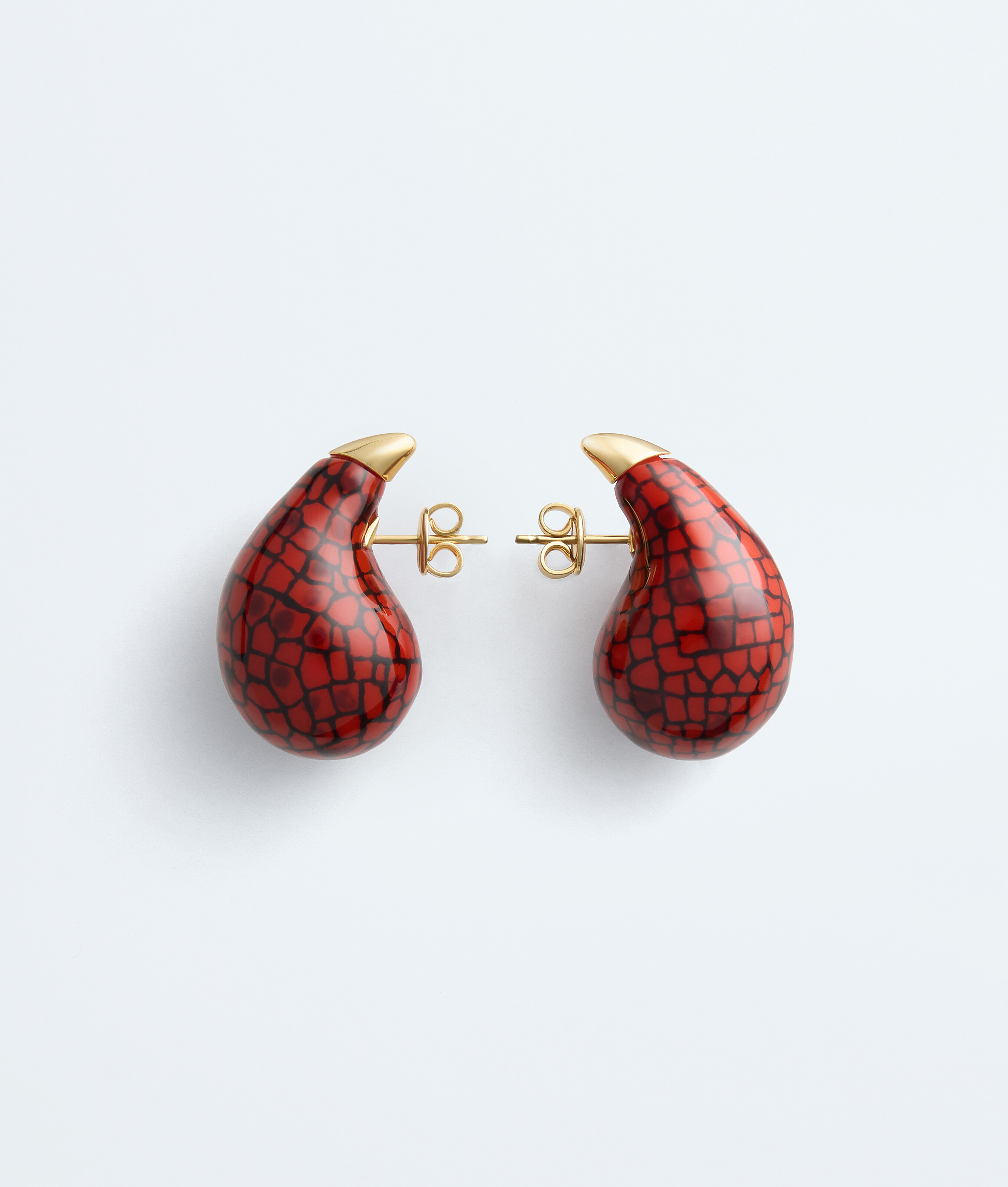 Women's Small Drop Earrings in Crave/black Bottega Veneta Luxembourg EN - Image 1