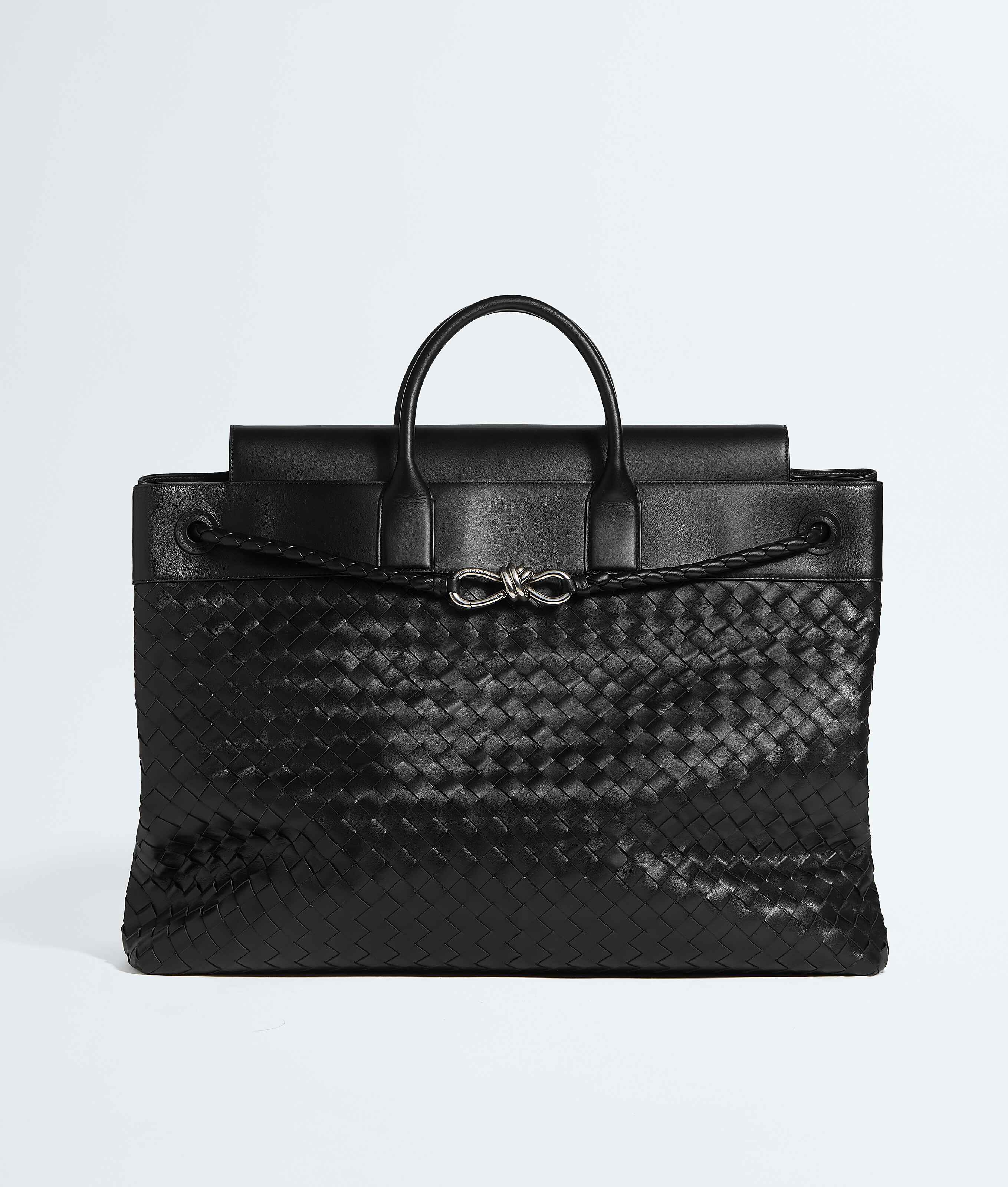 Men's Large Andiamo Voyager in Black | Bottega Veneta PL