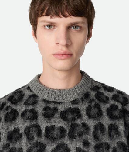 Mohair Leopard Sweater